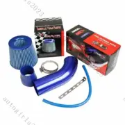 Blue Cold Air Intake Filter Induction Pipe Power Flow Hose System Kit Accessorie (for: Audi)