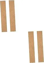 2sets Elegant Cork Batten Strips Cork Memo Board Strips for Walls Announcement Board 2pcs*2