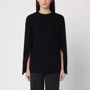[Loulou Studio] Black cashmere pullover M Black