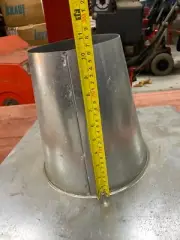 Cone roof flashing 6" (angled) 6” roof hart & cooley 6RTF