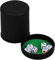 NOLITOY 1 Set Dice Cup Game Shaped Cups Cup Leather