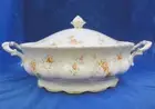 ROYAL ALBERT PEACH ROSE Cover Vegatable Bowl NEW NEVER USED made in England