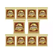 10 Sets Ernie Ball Cst. Light 80/20 Bronze Acoustic Guitar Strings 11.5-54