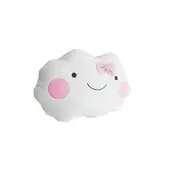 Cute Smile Bowknot Clouds Plush Pillow Cushion