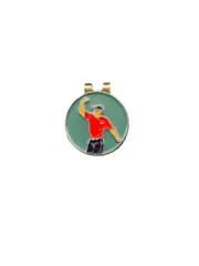 GOLF BALL MARKERS HAT CLIPS (TIGER WOODS)