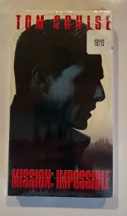 Mission Impossible - VHS - New / Sealed / Watermark - Tom Cruise - ME