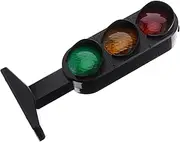 Totority 1pc Traffic Light Toy Miniature Toys Traffic Signs Playset Sand Table Railroad Light Traffic Model Toys with Music Playsets Children s Road Sign Light Plastic