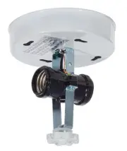 B&P Lamp® 2 Light Ceiling Fixture Holder for Glass Shades