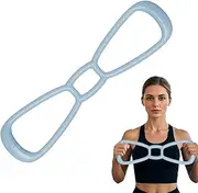 Stretch Bands for Exercise, Yoga Pilates Fitness Rope for Chest, Arm, Back, and Shoulder Workouts, Versatile Stretching Equipment, Pilates, and Full-Body Flexibility Training