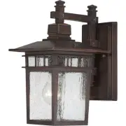 Nuvo Lighting 60/3492 Cove Neck Outdoor Wall Light Rustic Bronze