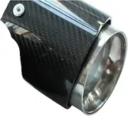 One JCW S F55 F56 Car Styling Accessories F56 Carbon Fiber Stainless Steel Exhaust Tip Muffler Tips Head Cover