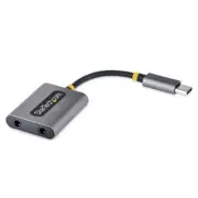 StarTech.com USB-C Headphone Splitter/Dongle with Mic [USBC-AUDIO-SPLITTER]