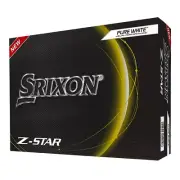 SRIXON Z STAR PURE WHITE 2 DZ GOLF BALLS - NEW 2023 GOLF BALL!