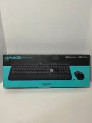 New Logitech Advanced Wireless Keyboard & Wireless Mouse Combo - NIB