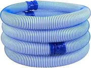 [Qagea] R0527700 Pool Cleaner Vacuum Hose Fit for Zodiac MX6 MX8 X7 T3 T5 & Polaris MAXX ATLAS, Twist Lock Hose Replacement Parts, Cleaning Hose Length 39 Inches, Pool Pump Pipe (4 Pack), Blue