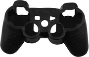 Skin Silicone Grip Cover Case for Sony PS3 Controller Playstation 3 Dualshock Wireless Game Controllers (Black)