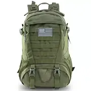 Tactical Backpack for Men Hiking Day Pack Molle Military Rucksack Green
