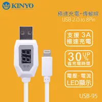 在飛比找PChome商店街優惠-KINYO 耐嘉 USB-95 Apple IPHONE 極