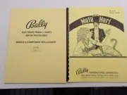 Bally: Mata Hari - Manual w/Schematics + Repair Procedures Manual- NOS