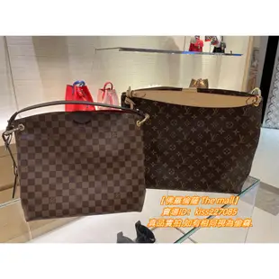 LOUIS VUITTON Graceful PM小号 手提單肩包 老花 棋盤格 M43701 N4404