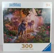 Ravensburger Great Outdoors Jigsaw Puzzle “Summer Wolves” 300 Pieces Sealed New