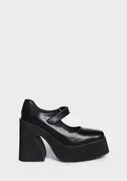 [Koi Footwear] Black Ambrosia Mary Jane Platform Heels