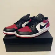 Nike Air Jordan 1 Low Bred Toe Men's Shoes 553558-612 Men's size 11.5 BRAND NEW