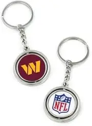 aminco NFL Washington Commanders Spinning Keychain