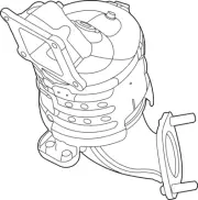 285102T250 OEM Catalytic Converter MODULE ASSY - WCC For GV 80 /DHL