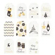 100 Pcs Page Markers Wishing Cards Bells Tree Printed Reading Book Markers Teens