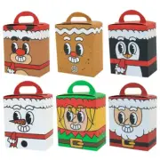 christmas cookie candy box holiday Xmas Santa favour wedding party paper bakery