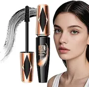 Mascara Waterproof,Mascara Waterproof Smudge Proof | Mascara Makeup For Volume, Length Eyelashes, Natural-Looking Lashes