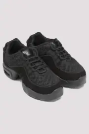 Bloch Womens Boost DRT Suede and Mesh Split Sole Black Dance Shoe US 6