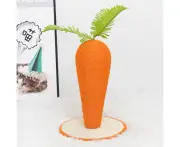 Carrot Claw Scratcher Sisal Grinding Claws Carrot Cat Scratching Post for Cats Kittens Toys Two Color Sisal Radish 26x26x29cm / 10.2x10.2x11.4in