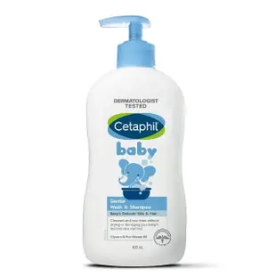 【Cetaphil 舒特膚】官方直營 baby溫和洗髮沐浴乳 400ml(嬰幼洗髮精沐浴乳)