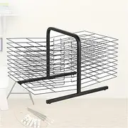 20 Layers Art Drying Rack,Table Drying Easel,Paper Work Drying and Display Storage Rack,Space Saving,for Creative Studios,Classrooms