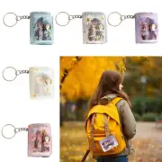 with Keychain Mini Photo Album Little Daisy Photo Card Holder Name Card Book