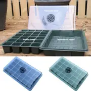 24 Hole Seedling Box With Round Cover And Ventilating Hole Seedling Tray Three