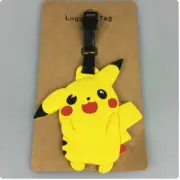 Anime Pokemn Pikachu G Luggage Tag Pokmon Toy Boarding Pass Silicone Figure
