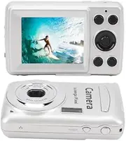 HD 1080P Digital Camera, 16MP Vlogging Camera with 2.4 Inch Color LCD Display, Support Up to 32GB, Retro Compact Small CCD Camera for Boys Girls