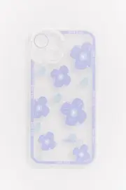 Purple Floral Floral Phone Case For Iphone 14 - Size ONE, Women's Gift