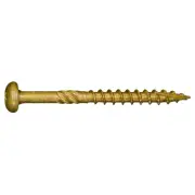 9 x 2" Star Drive Tan Pan Deck Saberdrive Screws 1 lb. Tub (104 pcs.)