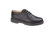 Grafters Mens Waxy Leather Formal Shoes (Black) - UTDF2234