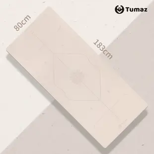 Tumaz月熊/台灣現貨/ 加厚10mm TPE瑜珈墊 加寬80cm 又大又厚又止滑 61cm