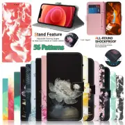 For Samsung Galaxy A14 A13 A12 5G 4G Pattern Flip Leather Wallet Card Phone Case