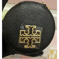 在飛比找蝦皮購物優惠-Tory Burch 黑色圓形零錢包 全新