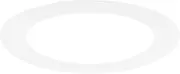 uxcell 1-Pack Goof Rings for 5 Inch Recessed Lights, 4.5" ID 6.3" OD Durable Plastic Trim Ring Flush Mount White Can Light Trim Ring Cover for Ceiling Can Downlights