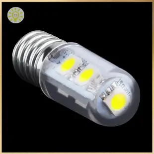 AC 220V E14 1W 7 LED 5050 SMD純 暖白色冰箱燈泡燈 clickstorevip