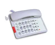 Corded Telephone Lanline Phone with Speed Dial for Front Desk Home Hotel - White