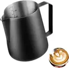 Milk Frothing Pitcher Stainless Steel, Espresso Milk Frother Cup 14Oz, Latte ...